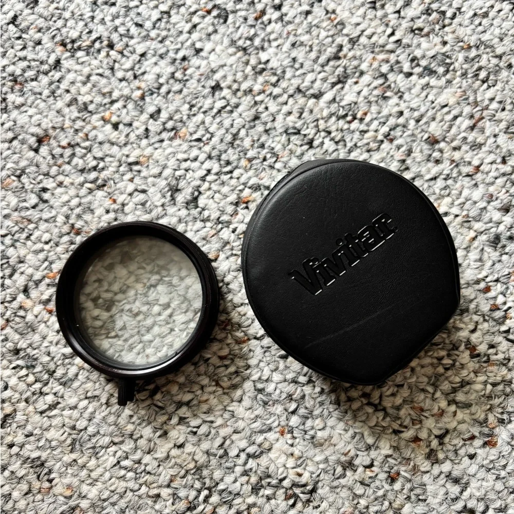 Vintage Vivitar 55mm lens filter dual cross